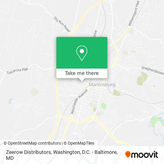 Zeerow Distributors map