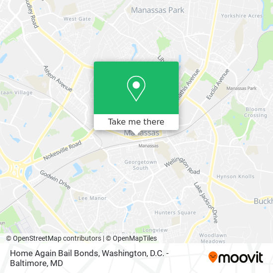 Home Again Bail Bonds map