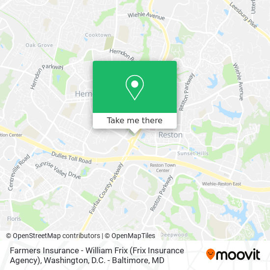 Farmers Insurance - William Frix (Frix Insurance Agency) map