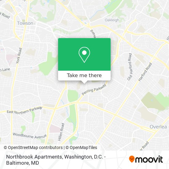 Northbrook Apartments map