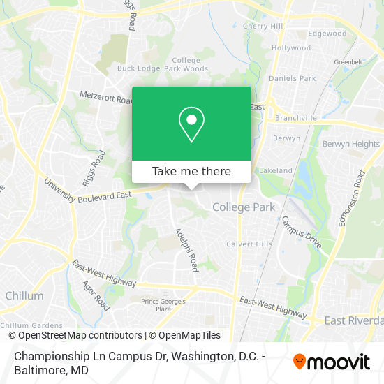 Championship Ln Campus Dr map