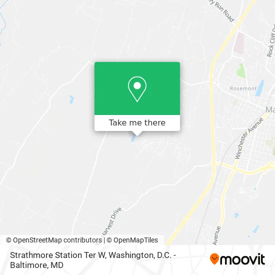 Mapa de Strathmore Station Ter W