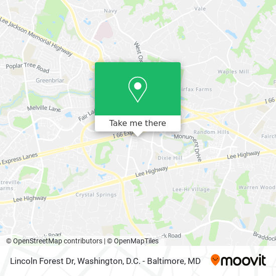 Mapa de Lincoln Forest Dr