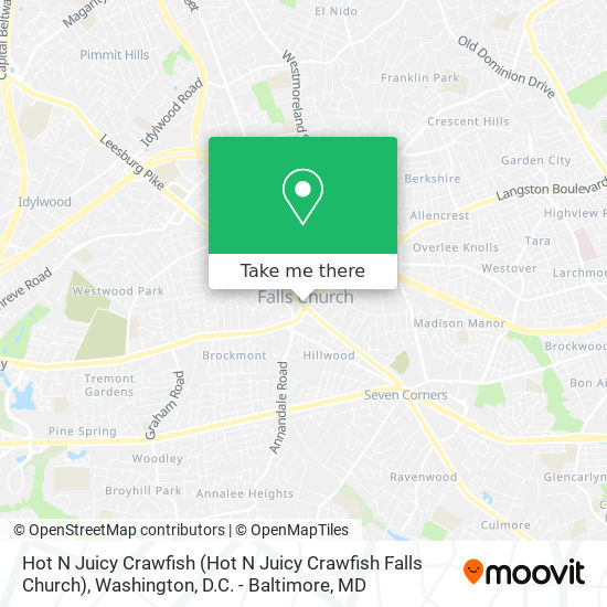 Hot N Juicy Crawfish (Hot N Juicy Crawfish Falls Church) map