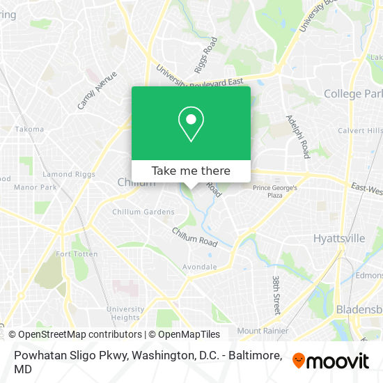 Mapa de Powhatan Sligo Pkwy