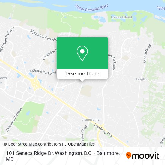 101 Seneca Ridge Dr map