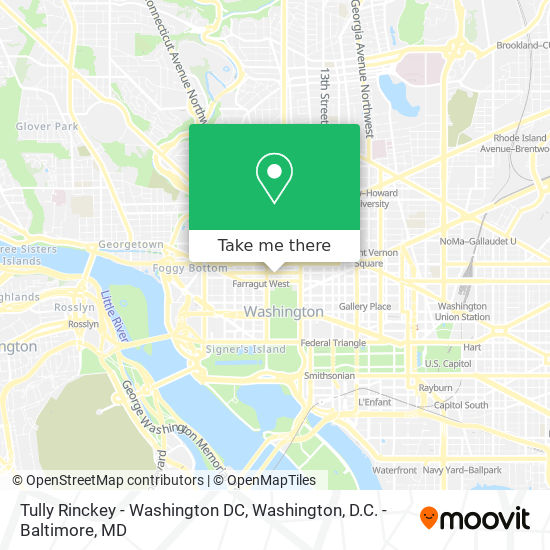 Mapa de Tully Rinckey - Washington DC