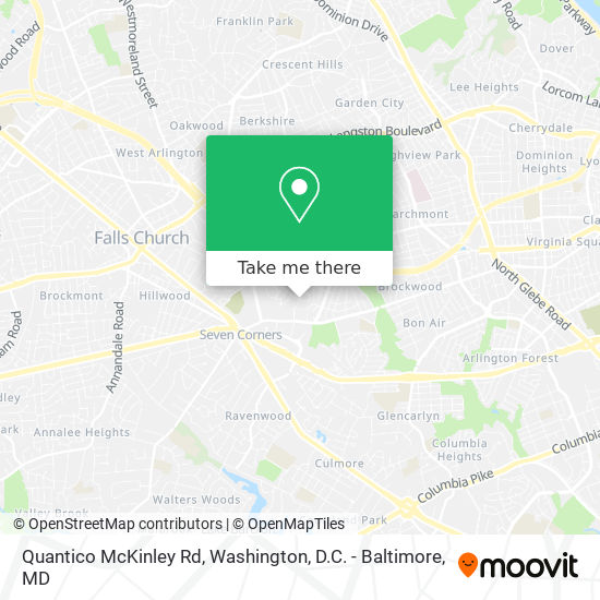 Mapa de Quantico McKinley Rd