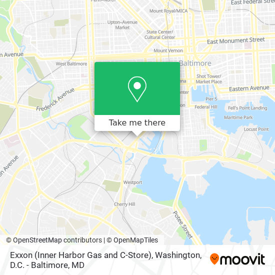 Exxon (Inner Harbor Gas and C-Store) map