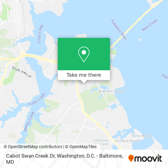 Cabot Swan Creek Dr map