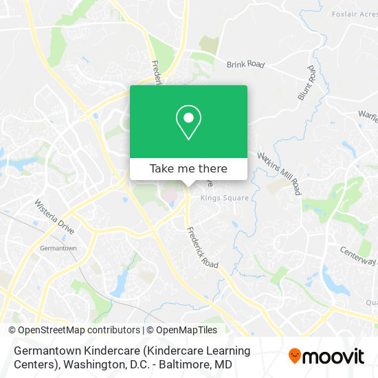 Mapa de Germantown Kindercare (Kindercare Learning Centers)