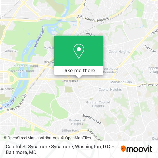 Capitol St Sycamore Sycamore map