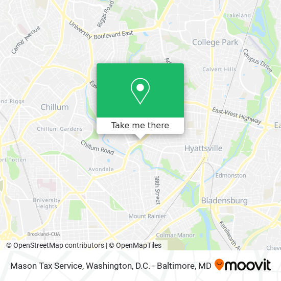 Mason Tax Service map