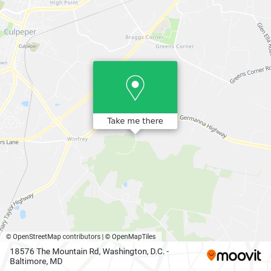 18576 The Mountain Rd map