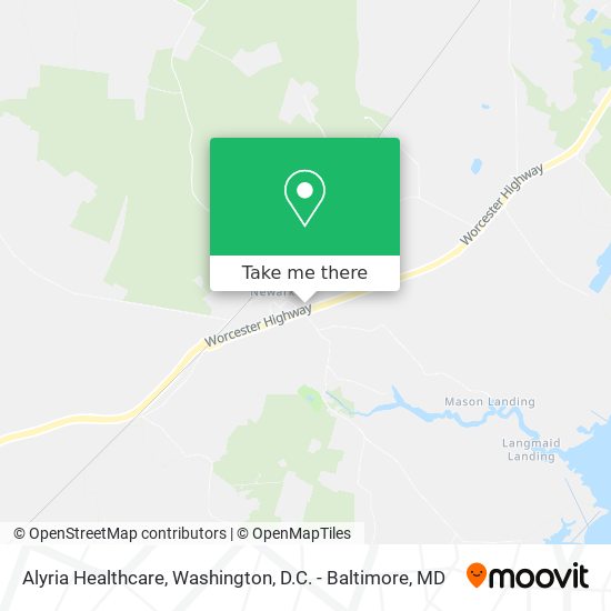 Alyria Healthcare map