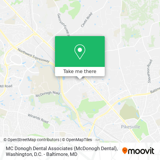 Mapa de MC Donogh Dental Associates (McDonogh Dental)