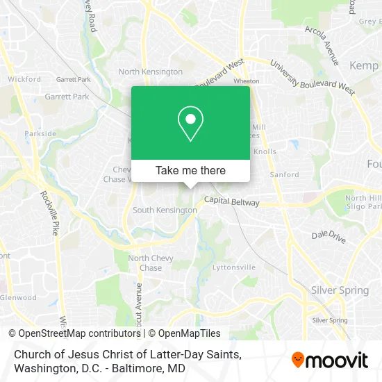 Church of Jesus Christ of Latter-Day Saints map