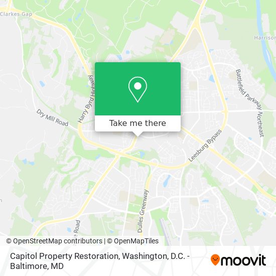 Capitol Property Restoration map