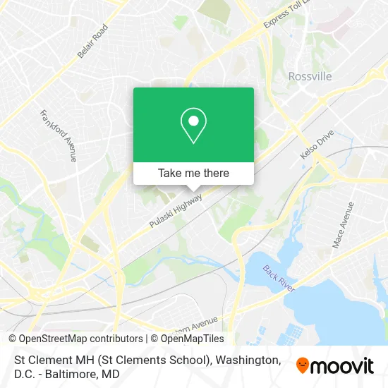 St Clement MH (St Clements School) map