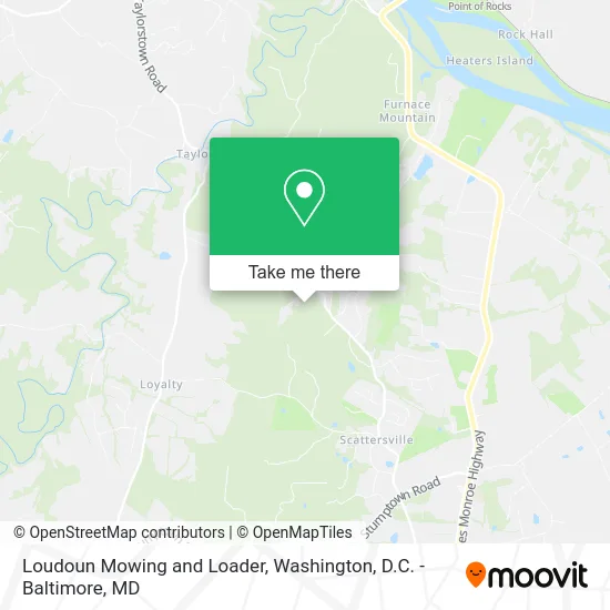 Loudoun Mowing and Loader map