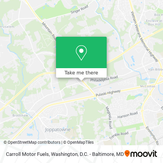 Mapa de Carroll Motor Fuels