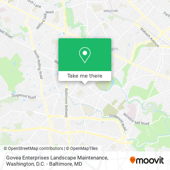Govea Enterprises Landscape Maintenance map