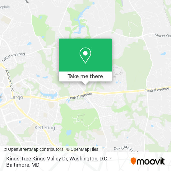 Kings Tree Kings Valley Dr map