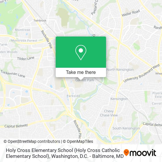 Holy Cross Elementary School map