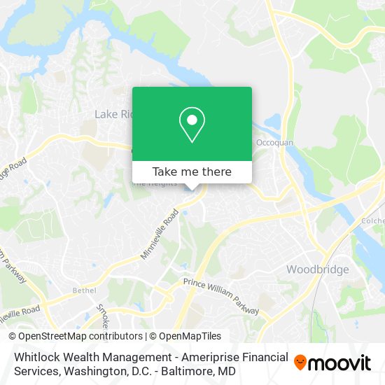 Mapa de Whitlock Wealth Management - Ameriprise Financial Services