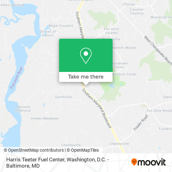 Mapa de Harris Teeter Fuel Center