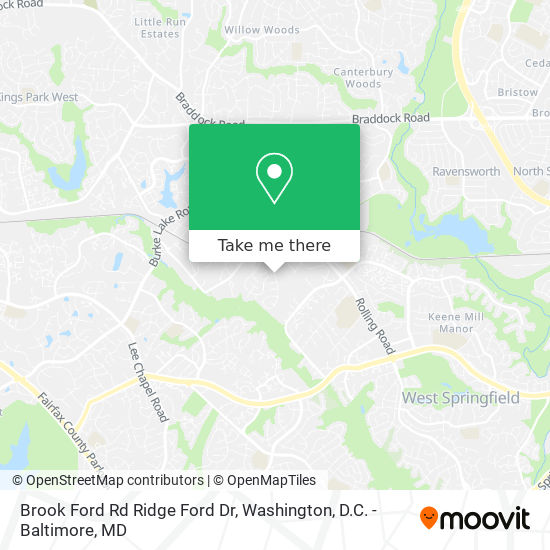 Mapa de Brook Ford Rd Ridge Ford Dr