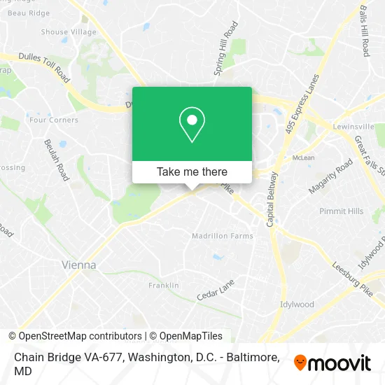 Chain Bridge VA-677 map