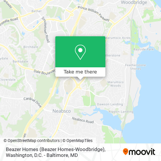 Mapa de Beazer Homes (Beazer Homes-Woodbridge)