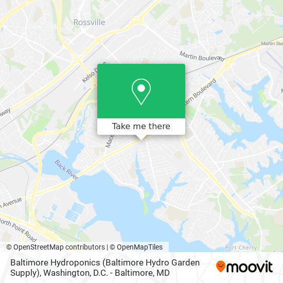 Baltimore Hydroponics (Baltimore Hydro Garden Supply) map