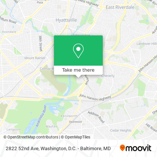 Mapa de 2822 52nd Ave