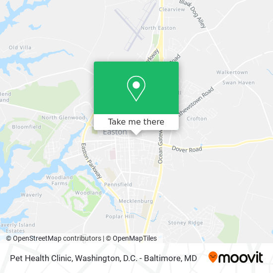 Pet Health Clinic map