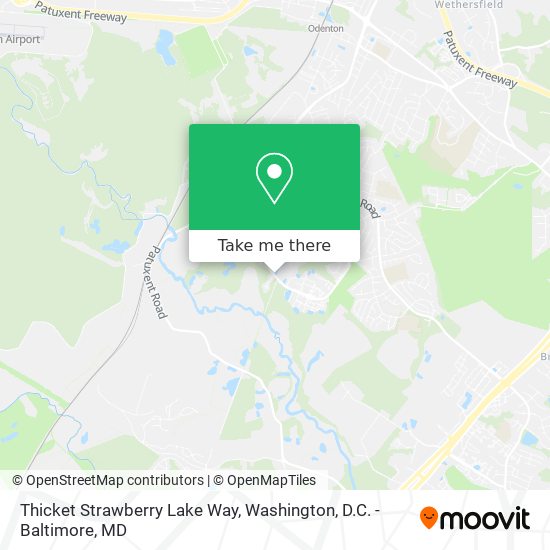 Mapa de Thicket Strawberry Lake Way