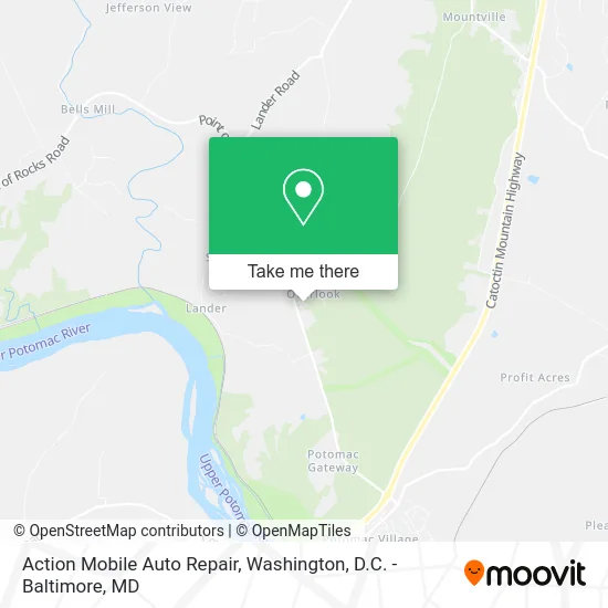 Action Mobile Auto Repair map