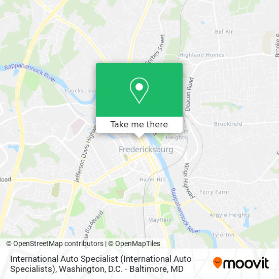 Mapa de International Auto Specialist (International Auto Specialists)