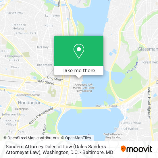 Mapa de Sanders Attorney Dales at Law (Dales Sanders Attorneyat Law)