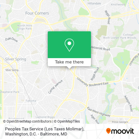 Peoples Tax Service (Los Taxes Molimar) map