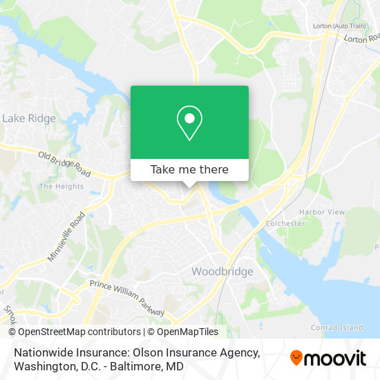 Nationwide Insurance: Olson Insurance Agency map