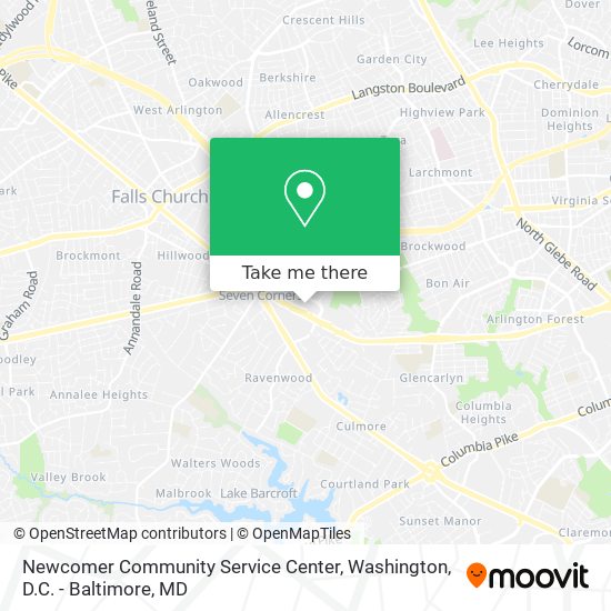 Mapa de Newcomer Community Service Center