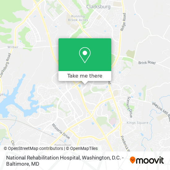 National Rehabilitation Hospital map