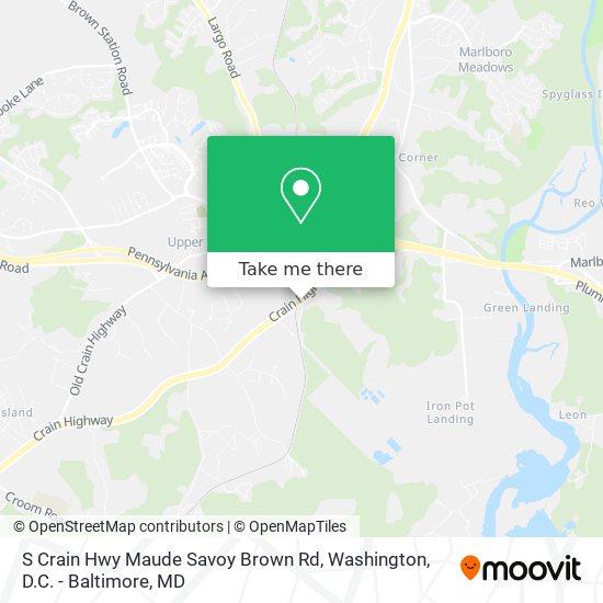 Mapa de S Crain Hwy Maude Savoy Brown Rd