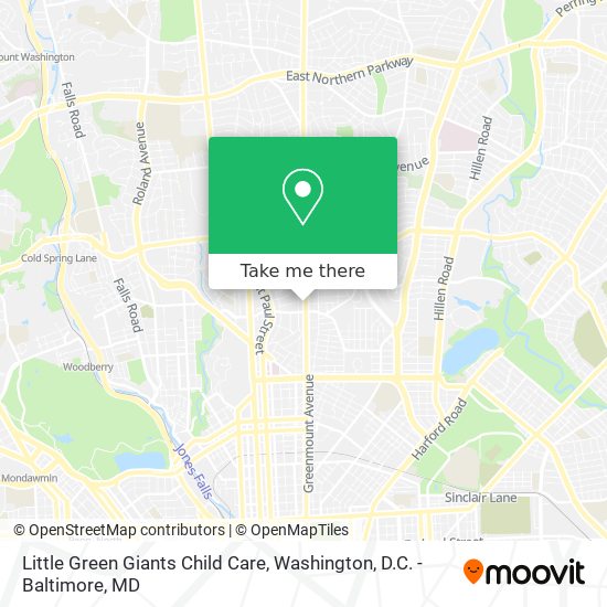 Little Green Giants Child Care map