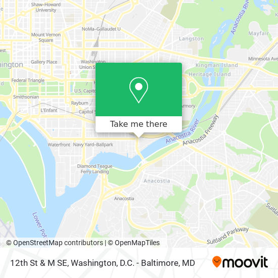 12th St & M SE map