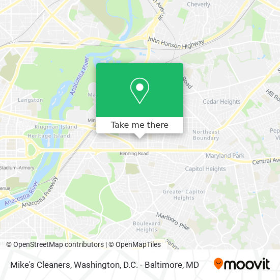 Mike's Cleaners map