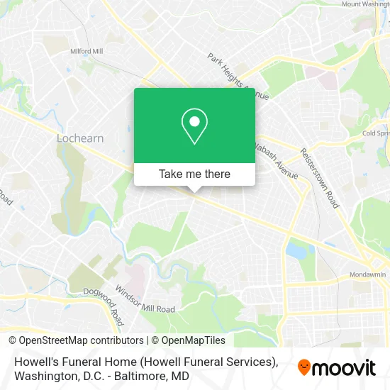 Howell's Funeral Home (Howell Funeral Services) map