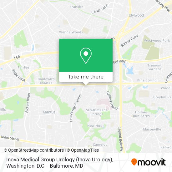 Inova Medical Group Urology (Inova Urology) map